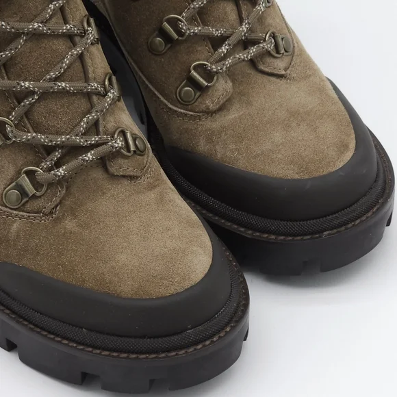 TORY BURCH Size 7.5 Lug‎ Sole Hiker Ankle Lace-Up Boots